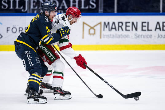 Södertäljes Filip Engarås och Moras Marcus Karlström