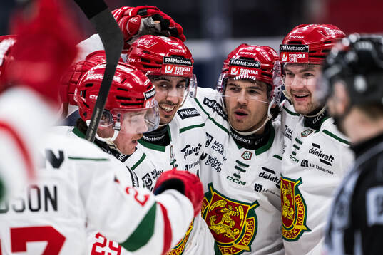 Moras Marcus Karlström jublar
