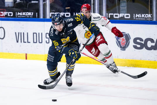 Södertäljes Filip Engarås och Moras Arvid Degerstedt
