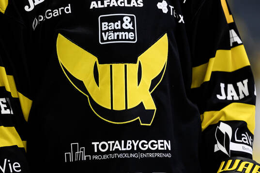 Västerås klubbmärke på matchtröja