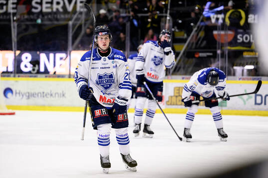 Karlskogas Casper Haugen Evensen deppar