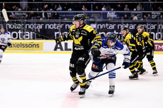 Västerås Oscar Lawner och Karlskogas Gustaf Franzén