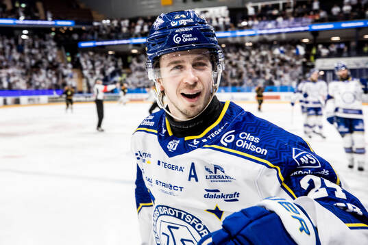 Leksands Arvid Eljas jublar