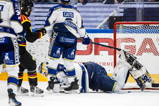 Leksands målvakt Marcus Gidlöf