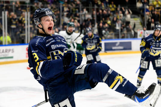 HV71s Hugo Pettersson jublar