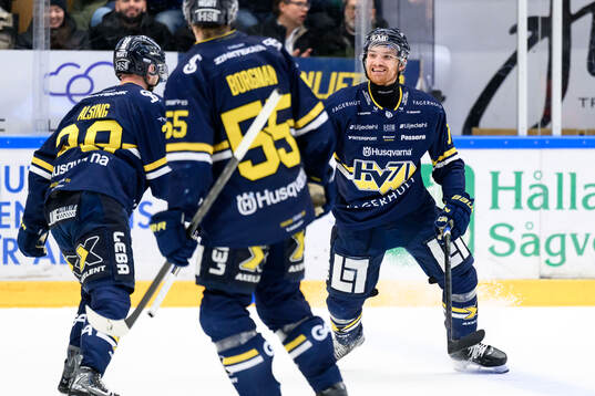 HV71s William Ignberg Nilsson jublar