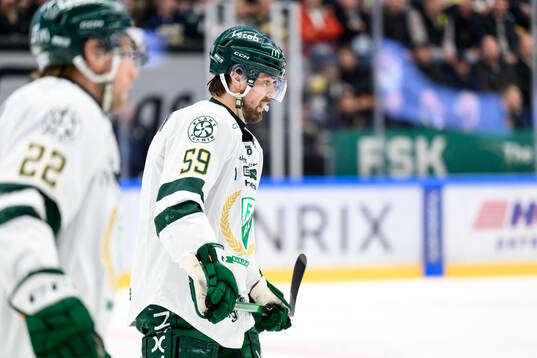 Färjestads Linus Johansson deppar