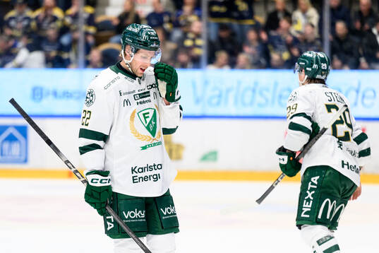 Färjestads Per Åslund deppar