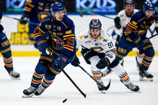 Djurgårdens David Blomgren och Växjös Felix Robert