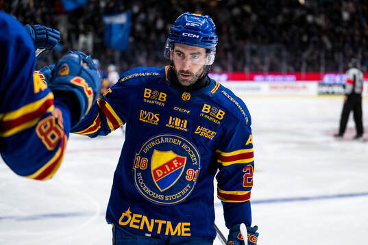 Djurgårdens Joseph Laleggia jublar