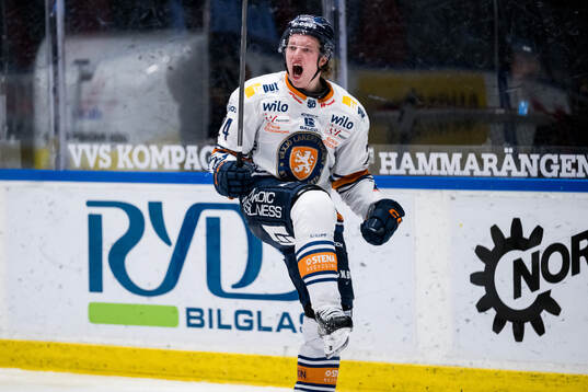 Växjös Karl Henriksson jublar