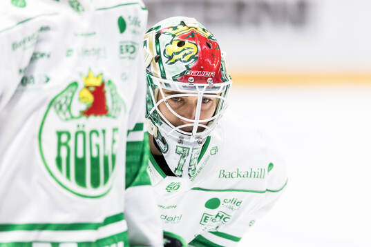 Rögles målvakt Arvid Holm