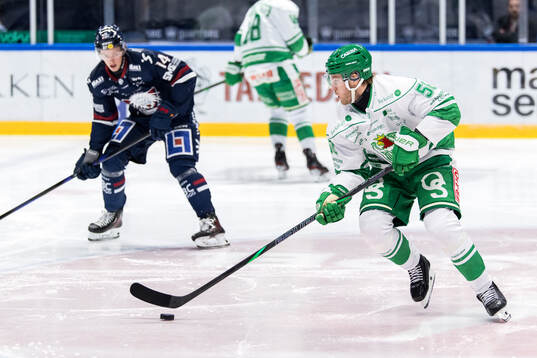 Linköpings Loke Krantz och Rögles Filip Johansson