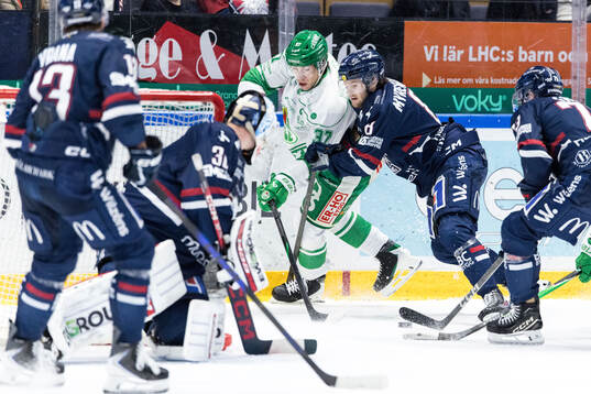 Rögles Albin Sundsvik och Linköpings Jonathan Myrenberg