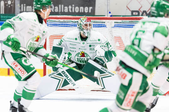 Rögles målvakt Arvid Holm