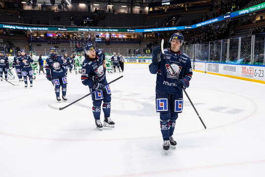 Linköpings Jakub Vrana och Linköpings Eskild Bakke Olsen