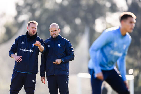 Top Talent Manager Ola Toivonen och huvudtränare Miguel