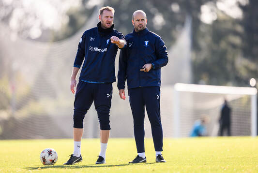 Top Talent Manager Ola Toivonen och huvudtränare Miguel