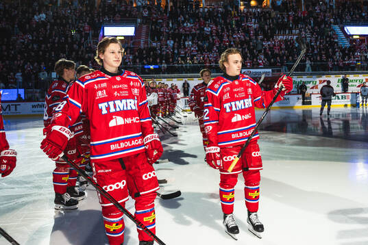 Timrås Eddie Genborg Linus Eriksson och Alfons Freij hyllas