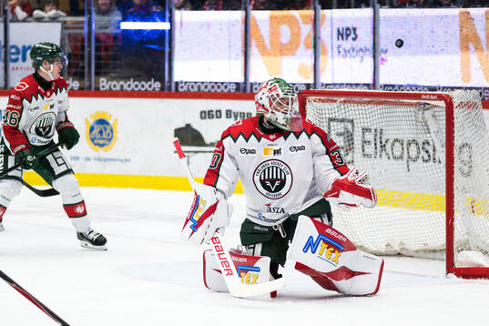 Frölundas målvakt Tobias Normann