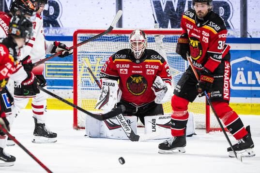 Luleås målvakt Matteus Ward