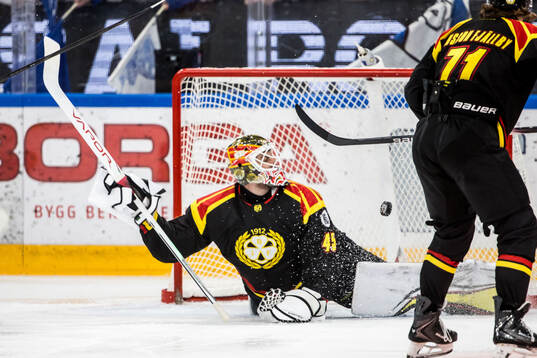 Brynäs målvakt Damian Clara