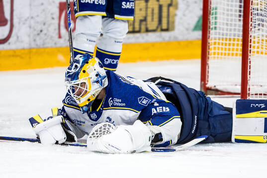 Leksands målvakt Marcus Gidlöf