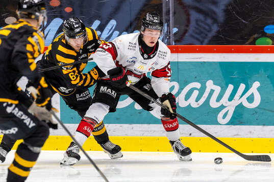 Skellefteås Jonathan Pudas och Malmö Redhawks  Petter