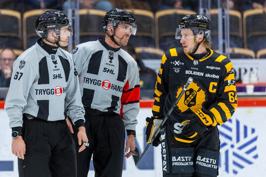 Domare Andreas Harnebring och Jonathan Pudas