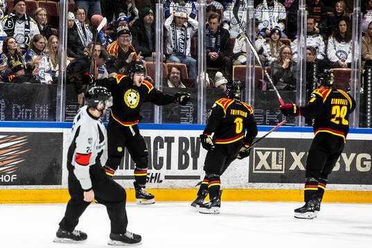 Brynäs Kieffer Bellows jublar