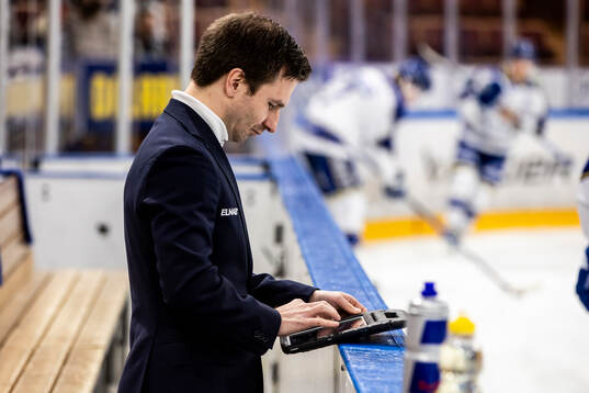 Leksands målvaktstränare Alexander Millner
