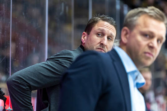 Malmös tränare Tomas Kollar och Bert Robertsson
