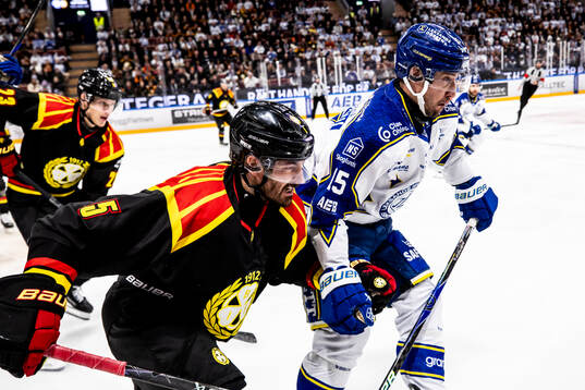Brynäs Michal Kempny och Leksands Max Veronneau
