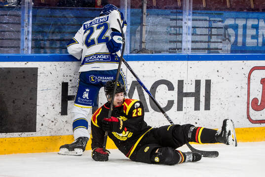 Leksands Lukas Vejdemo och Brynäs Oskar Lindblom
