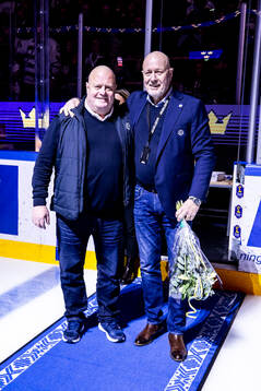 Leksands assisterande general manager Christer Siik hyllas