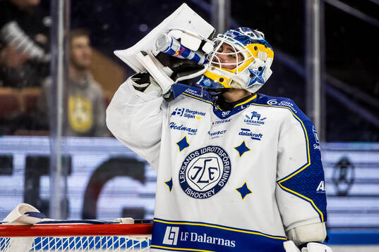 Leksands målvakt Marcus Gidlöf