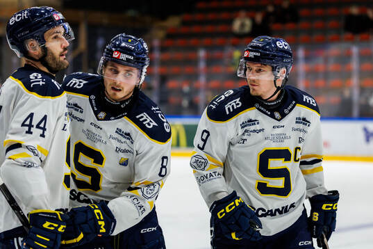 Södertäljes Niklas Arell, William Wiå och Patrik