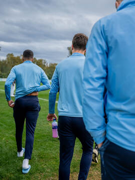 Martin Olsson and Kenan Busuladzic of Malmö FF