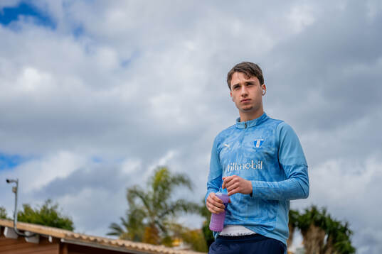Kenan Busuladzic of Malmö FF arrives