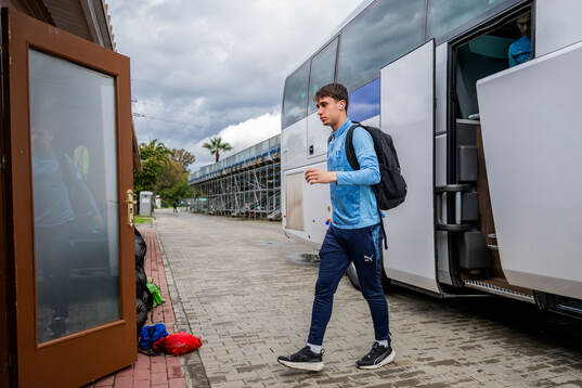 Kenan Busuladzic of Malmö FF arrives