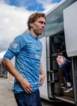 Hugo Bolin of Malmö FF arrives