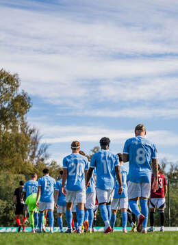 Erik Botheim, Emmanuel Ekong and Arnor Sigurdsson of Malmö