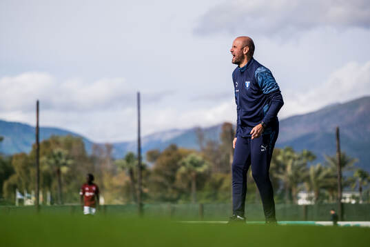 Head coach Miguel Angel Ramirez of Malmö FF