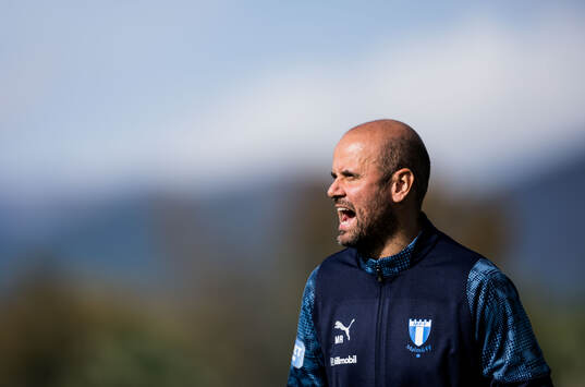 Head coach Miguel Angel Ramirez of Malmö FF