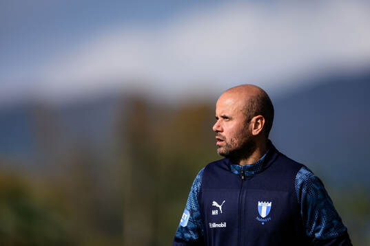Head coach Miguel Angel Ramirez of Malmö FF