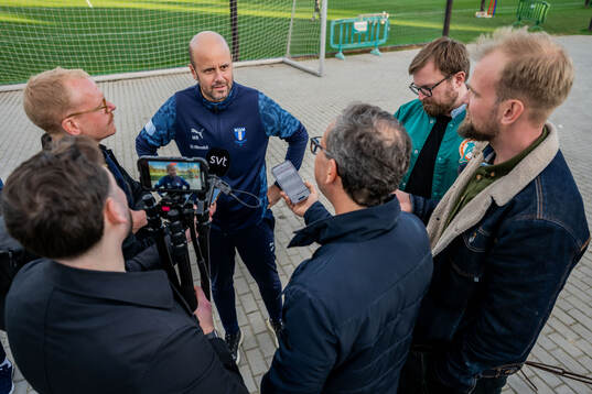 Head coach Miguel Angel Ramirez of Malmö FF is being