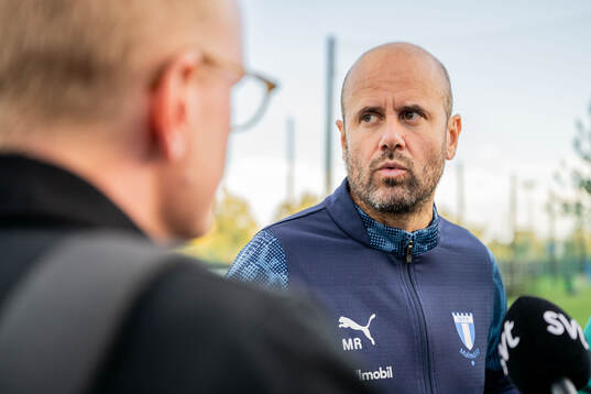 Head coach Miguel Angel Ramirez of Malmö FF is being