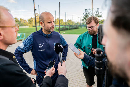 Head coach Miguel Angel Ramirez of Malmö FF is being