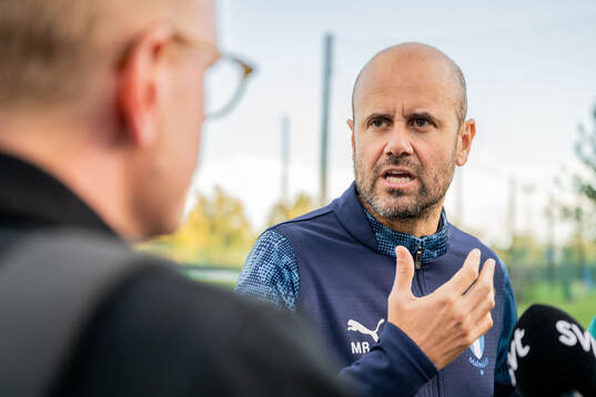 Head coach Miguel Angel Ramirez of Malmö FF is being