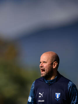 Head coach Miguel Angel Ramirez of Malmö FF